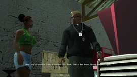 Meanwhile, Kendl discusses with CJ about their life here being different from back at Grove Street.