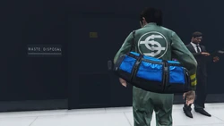 Accessing the casino through the waste disposal doors