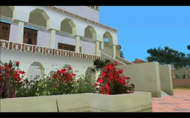 After Tommy sounds the horn, the VIP starts walking to the taxi.