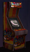 The arcade cabinet.