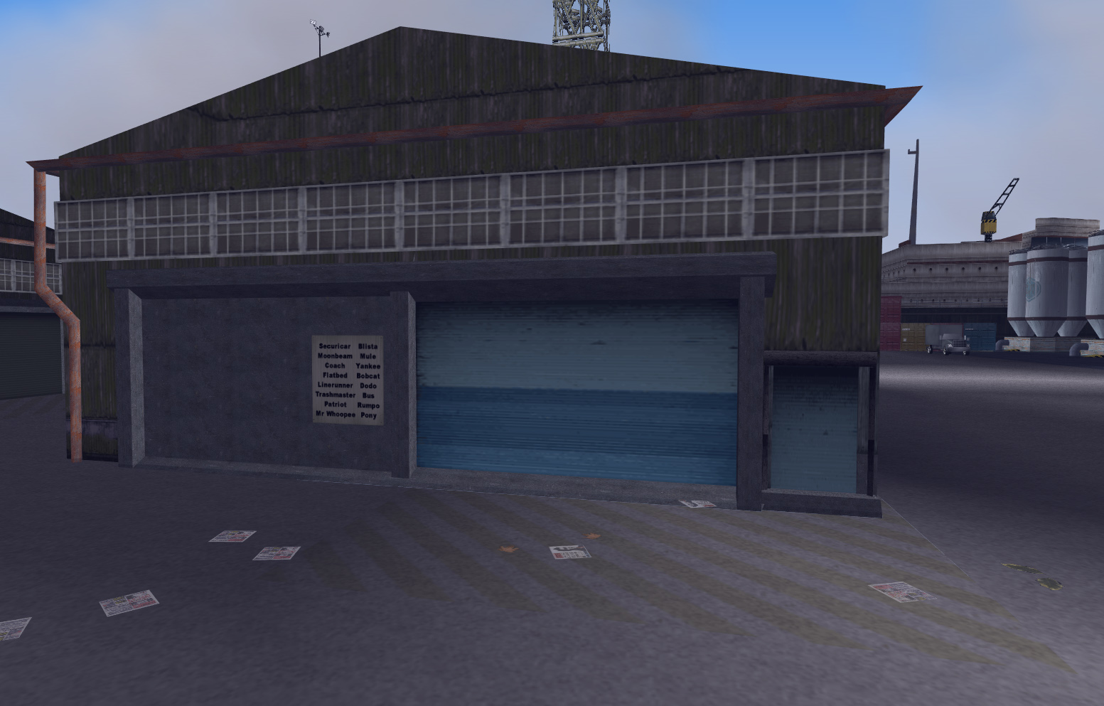 GTA III: Portland Docks Parking Lot - , The Video Games Wiki