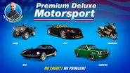 Premium Deluxe Motorsport stock.
