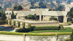 The mansion as seen from the south.