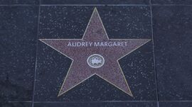 Audrey Margaret's star on the Vinewood Walk of Fame.