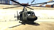 Front view of the Valkrie in GTA Online.