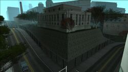 Rear view of the building.