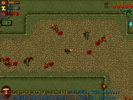 Jerkov tells Claude to survive the next two minutes in the Vedic Temple to prove himself to the Kovski Russian Mafia.
