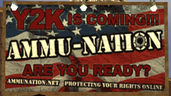 Ammu-Nation billboard ad in GTA Liberty City Stories.