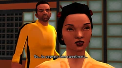 Toni asks for the job's payment.