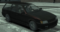 The "VD90R" variant driven by members of the Russian Mafia in GTA IV (Rear quarter view)