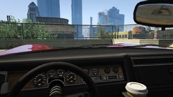 Driver's first-person view
