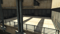 Upper balcony courtyard of the gallery.