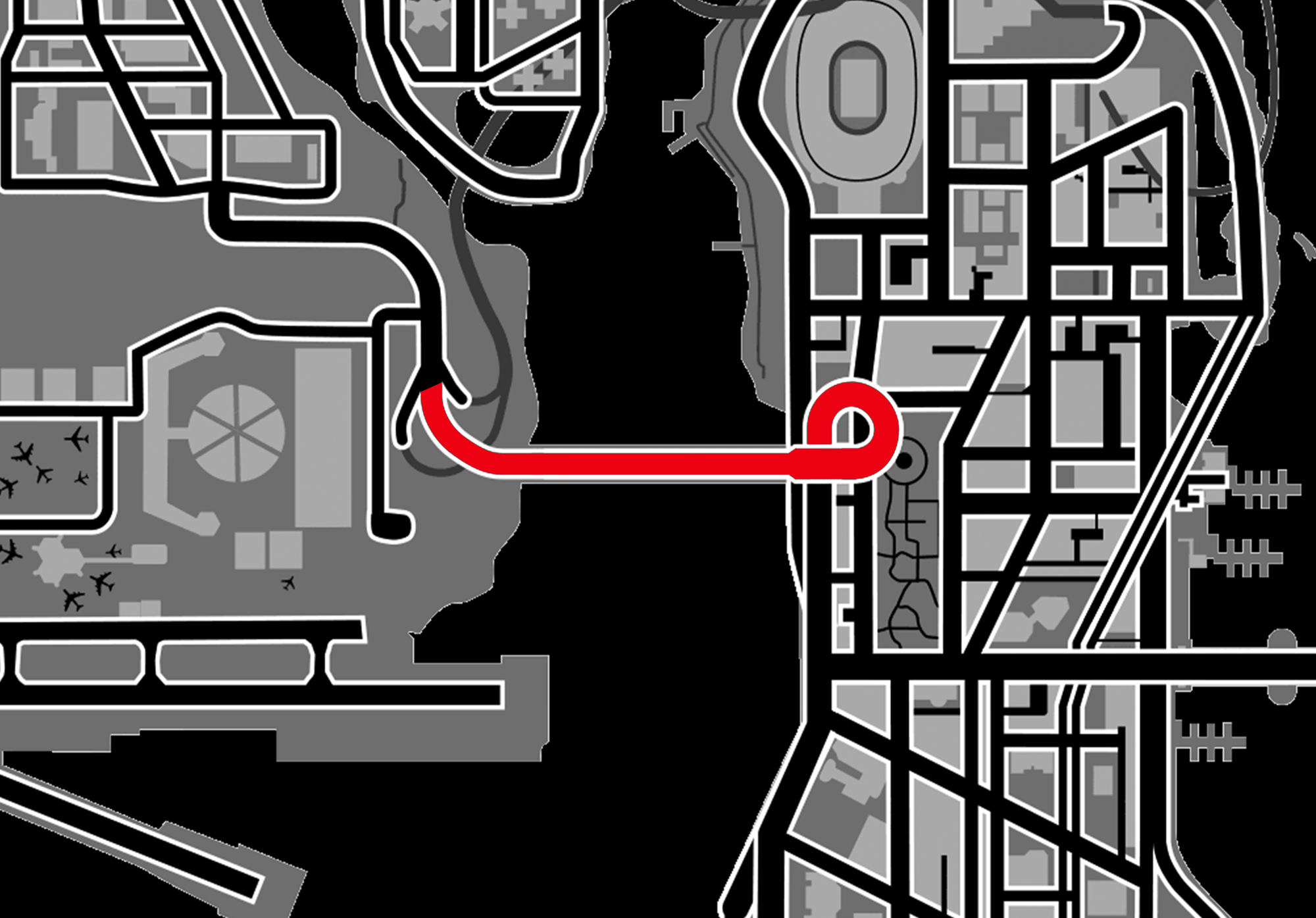 gta 3 rampages map