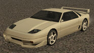 Super GT in GTA San Andreas.(Rear quarter view, with targa top),