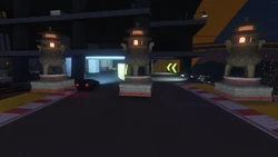 The racers have two options through the site