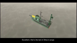 Getting the last crate.
