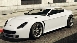 White Rapid GT. (Rear quarter view)