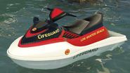 The Seashark Lifeguard in GTA V. (Rear quarter view).