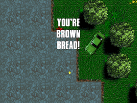 "You're Brown Bread" in Grand Theft Auto: London (PC version).