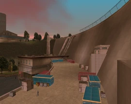 Midsection of the dam, GTA III.