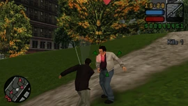 Crazy69-GTALCS-SS10.png (1.92 MB) Using the Katana to kill the Forellis.