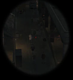 Niko watching over Packie and his associate.