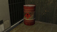 An explosive barrel in Grand Theft Auto IV.