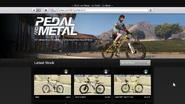 PandMCycles-GTAVe-Website2024.png (1.2 MB) Front page of the Pedal and Metal Cycles website in GTA V as of 2024.