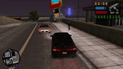 Picking up a Leone at the Capital Autos in Harwood.