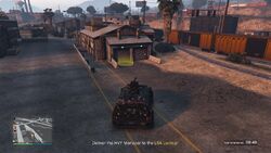 Deliver the HVY Menacer to the LSA Lockup.