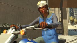 Lcpdhelmet-GTA4-screenshot.jpg (255 KB) Multiplayer character wearing the LCPD bike helmet.