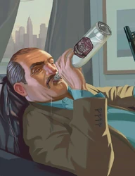 A Grand Theft Auto IV game art of Vladimir Glebov.