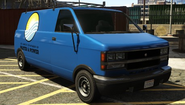 A Los Santos Department of Water & Power Burrito in GTA V (Rear quarter view).