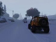 Snow in Los Santos, GTA Online.