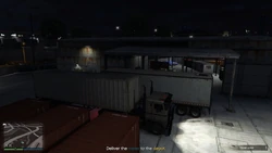 Delivered to the depot.