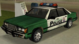 VCPD "Police" (GTA Vice City) (Rear quarter view).