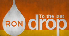 "To the last drop" RON advert sign in Grand Theft Auto Online.