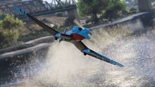 The Alpha-Z1 stuntplane.