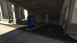 Garage for police vehicles