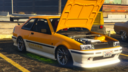 Modified Futo during Car Meet - Power Station. (Rear quarter view)