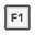 Keyboard White F1