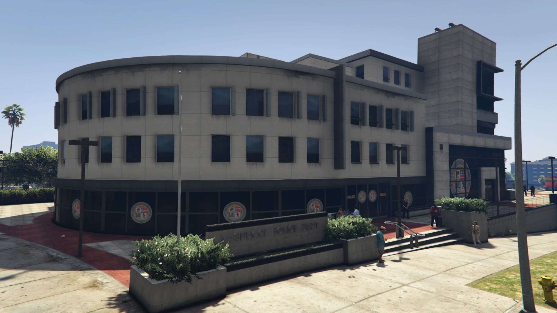 grand theft auto 5 police station