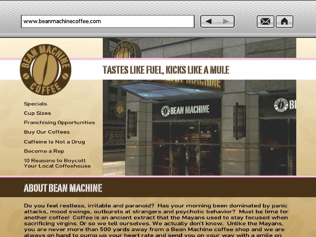 GTA V Map: Bean Machine Coffee - Del Perro Plaza - , The