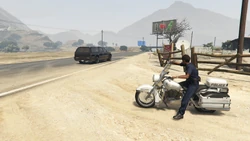 Chopper Tail-GTAO-Jernigan Gives Chase.png (2.36 MB) Officer Jernigan on Joshua Road.