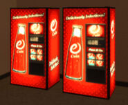 Two eCola vending machines in Grand Theft Auto: Vice City Stories