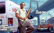 Artwork of Trevor holding a baseball bat.