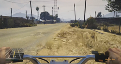 Trevor going to Ammu-Nation.
