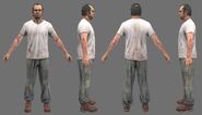 Character model of Trevor Phillips