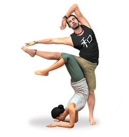 Position 2 - Downward Facing Camel.