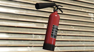 The cut fire extinguisher in GTA V.